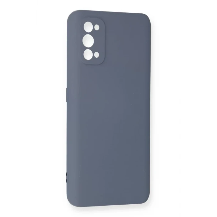 Newface Realme 7 Pro Kılıf Nano içi Kadife Silikon - Gri