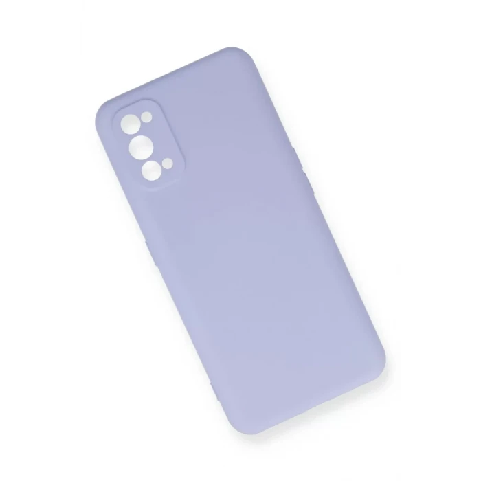 Newface Realme 7 Pro Kılıf Nano içi Kadife Silikon - Lila