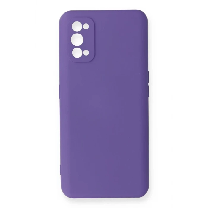 Newface Realme 7 Pro Kılıf Nano içi Kadife Silikon - Mor