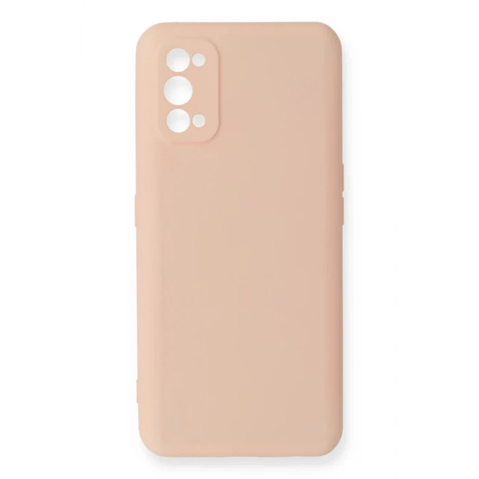 Newface Realme 7 Pro Kılıf Nano içi Kadife Silikon - Pudra