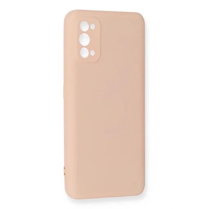 Newface Realme 7 Pro Kılıf Nano içi Kadife Silikon - Pudra