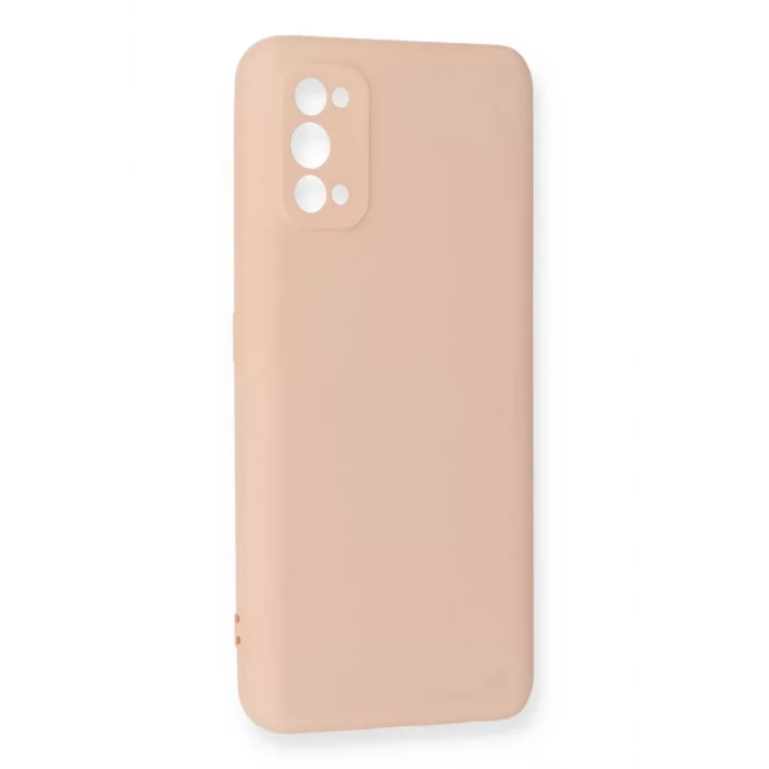 Newface Realme 7 Pro Kılıf Nano içi Kadife Silikon - Pudra
