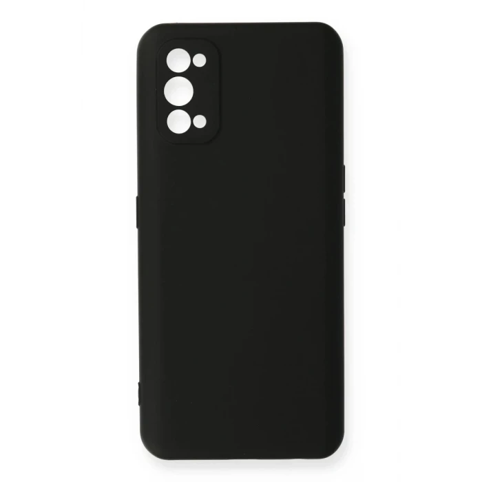 Newface Realme 7 Pro Kılıf Nano içi Kadife Silikon - Siyah