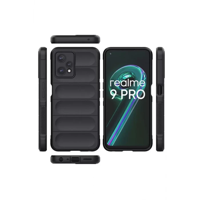 Newface Realme 9 Pro 5G Kılıf Optimum Silikon - Bordo