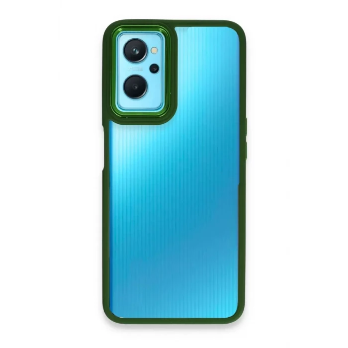 Newface Realme 9i 4G Kılıf Dora Kapak - Haki Yeşil