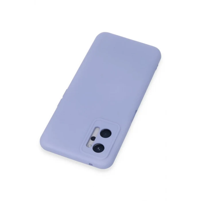 Newface Realme 9i 4G Kılıf Nano içi Kadife Silikon - Lila