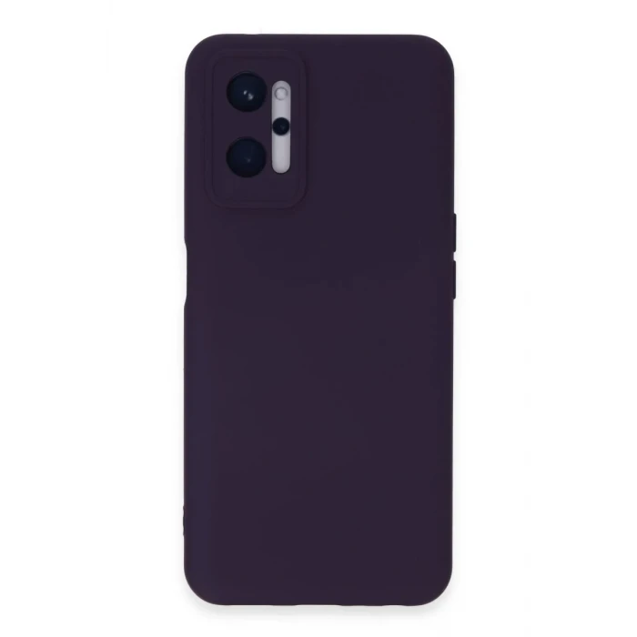 Newface Realme 9i 4G Kılıf Nano içi Kadife Silikon - Mor