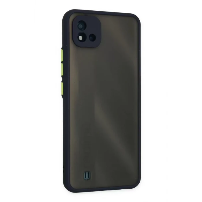 Newface Realme C11 2021 Kılıf Montreal Silikon Kapak - Lacivert