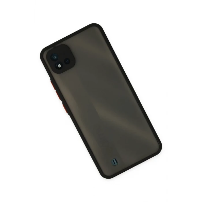 Newface Realme C11 2021 Kılıf Montreal Silikon Kapak - Siyah