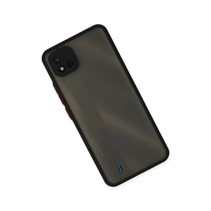 Newface Realme C11 2021 Kılıf Montreal Silikon Kapak - Siyah