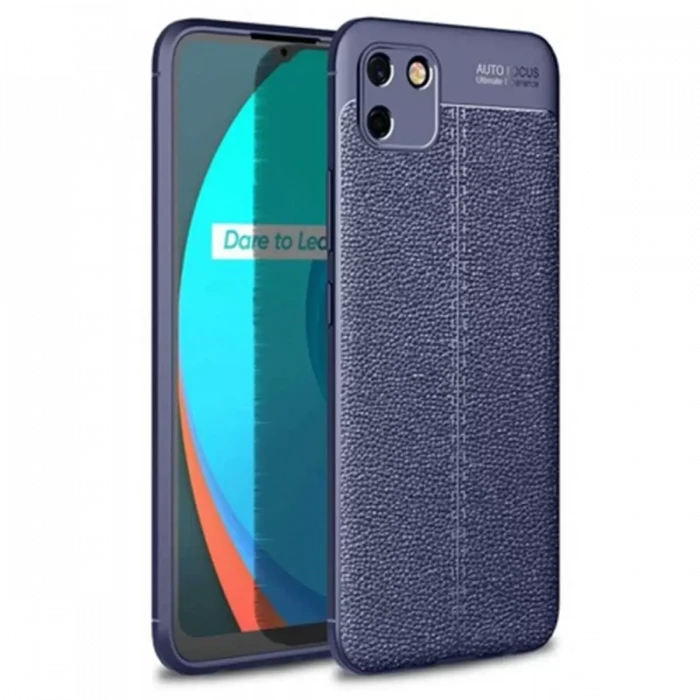Newface Realme C11 Kılıf Auto Focus Kapak - Lacivert