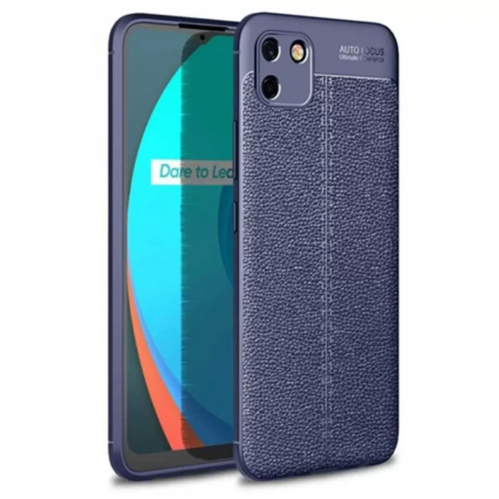 Newface Realme C11 Kılıf Auto Focus Kapak - Lacivert