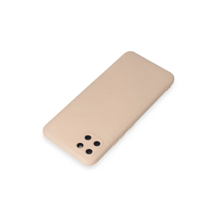 Newface Realme C11 Kılıf Nano içi Kadife Silikon - Pudra