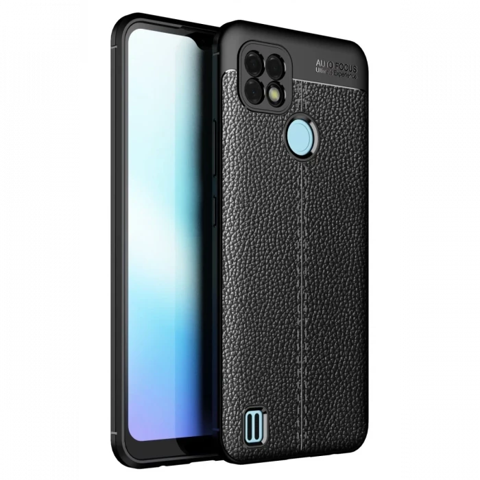 Newface Realme C21 Kılıf Auto Focus Kapak - Siyah