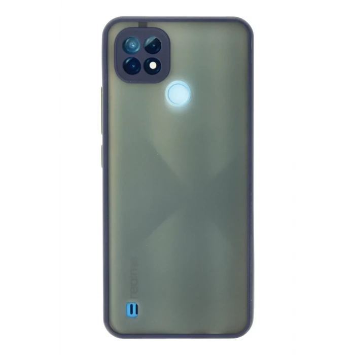 Newface Realme C21 Kılıf Montreal Silikon Kapak - Lacivert