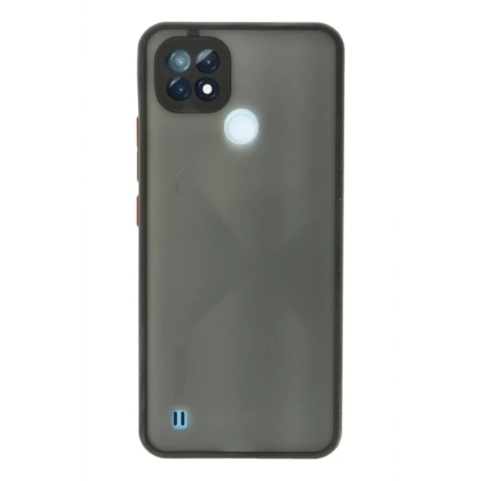 Newface Realme C21 Kılıf Montreal Silikon Kapak - Siyah