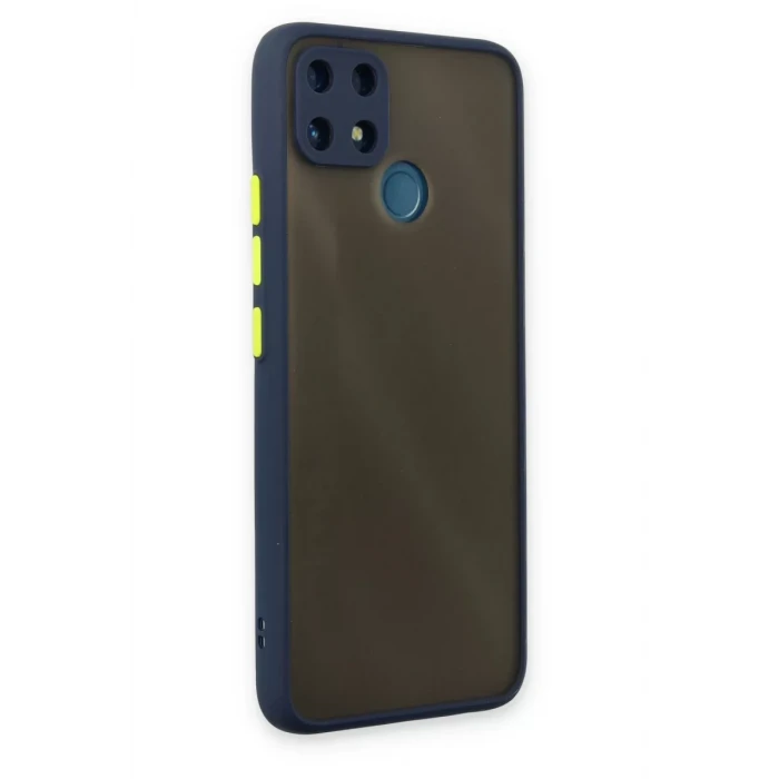 Newface Realme C25 Kılıf Montreal Silikon Kapak - Lacivert