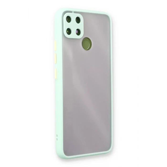 Newface Realme C25 Kılıf Montreal Silikon Kapak - Turkuaz