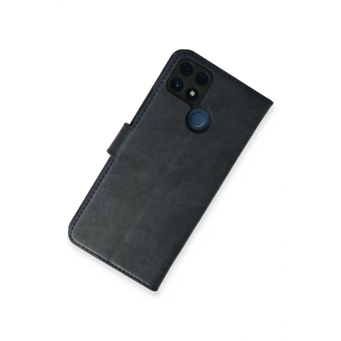 Newface Realme C25 Kılıf Trend S Plus Kapaklı Kılıf - Lacivert