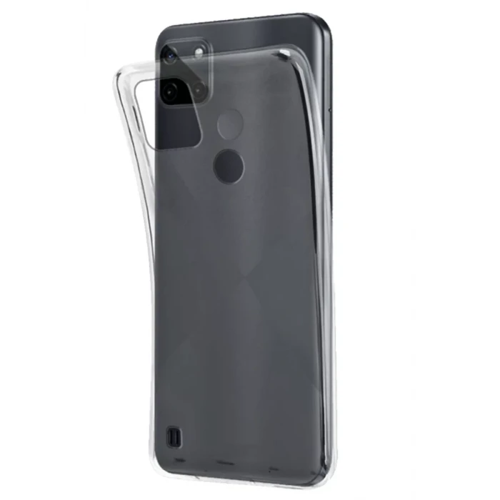 Newface Realme C25Y Kılıf Lüx Şeffaf Silikon