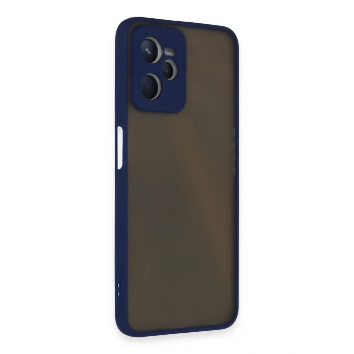Newface Realme C35 Kılıf Montreal Silikon Kapak - Lacivert