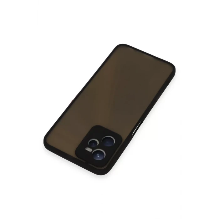 Newface Realme C35 Kılıf Montreal Silikon Kapak - Siyah