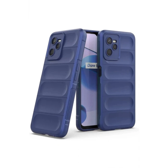 Newface Realme C35 Kılıf Optimum Silikon - Lacivert