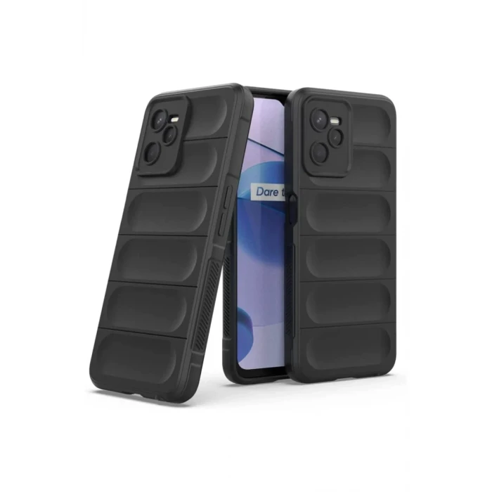 Newface Realme C35 Kılıf Optimum Silikon - Siyah