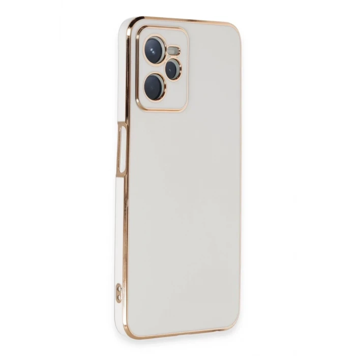 Newface Realme C35 Kılıf Volet Silikon - Beyaz