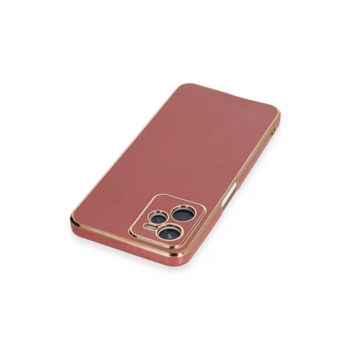 Newface Realme C35 Kılıf Volet Silikon - Kırmızı