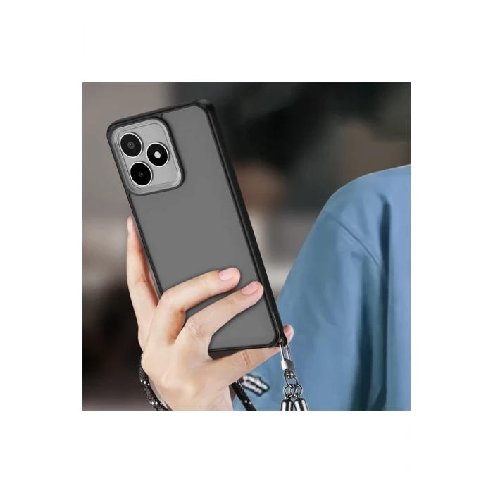Newface Realme C53 Kılıf Elegant Kapak - Pudra