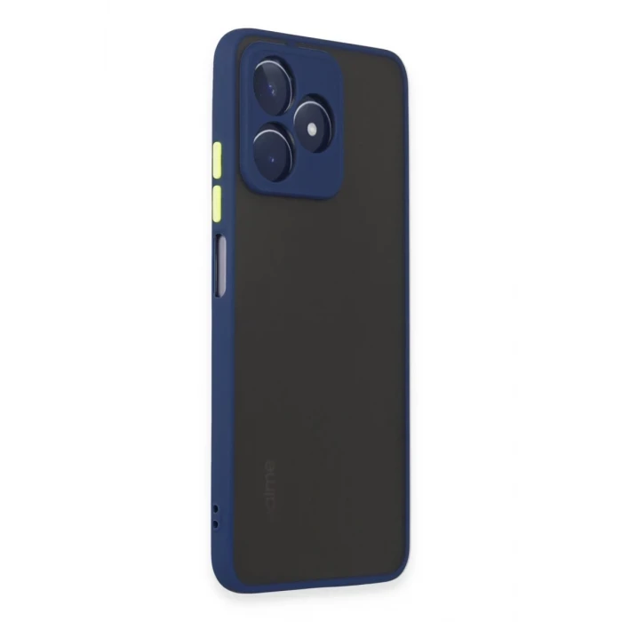 Newface Realme C53 Kılıf Montreal Silikon Kapak - Lacivert