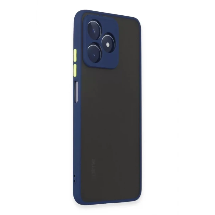 Newface Realme C53 Kılıf Montreal Silikon Kapak - Lacivert