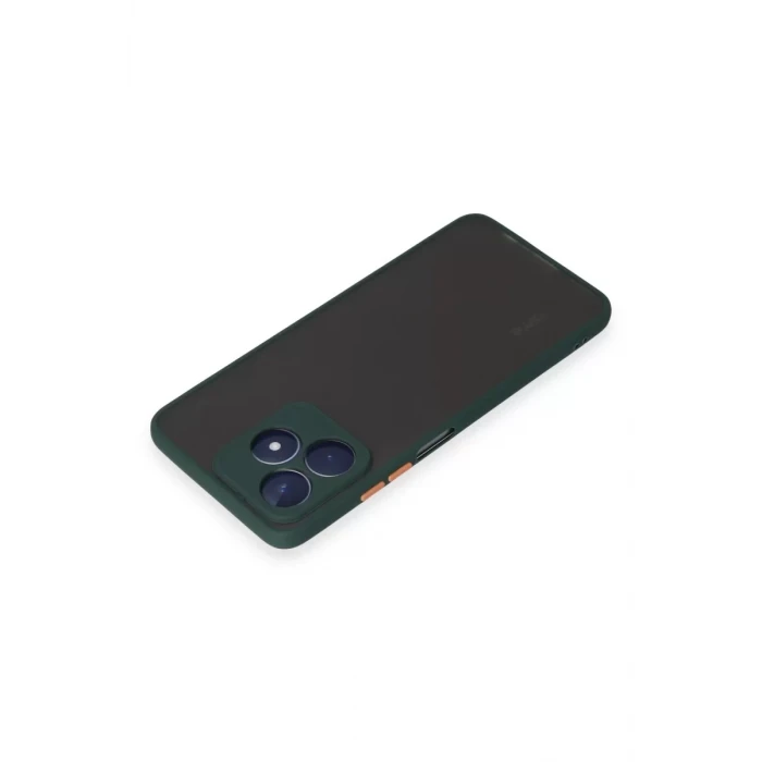 Newface Realme C53 Kılıf Montreal Silikon Kapak - Yeşil
