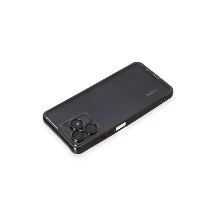 Newface Realme C53 Kılıf Razer Lensli Silikon - Siyah