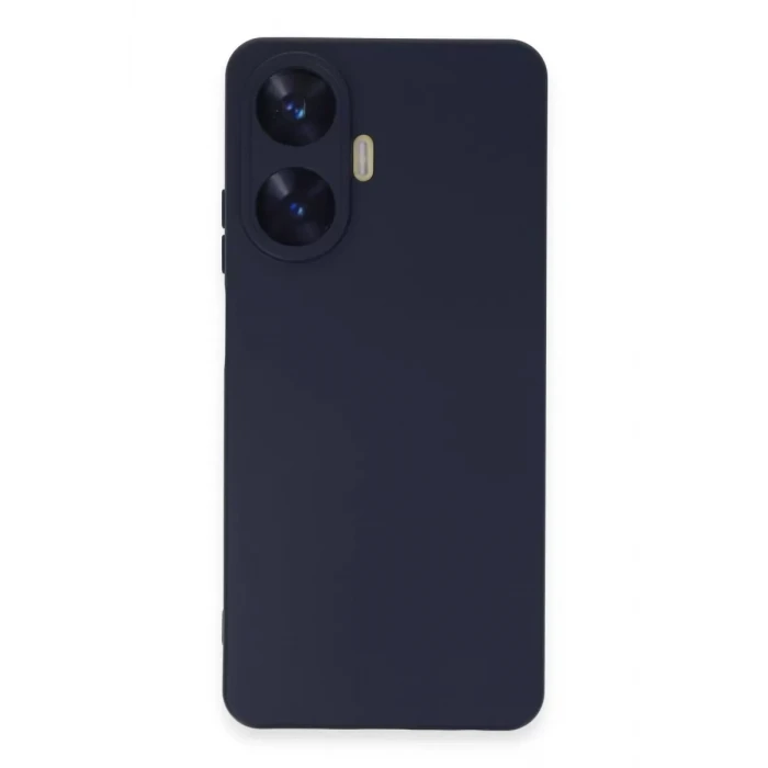 Newface Realme C55 Kılıf Nano içi Kadife Silikon - Mor