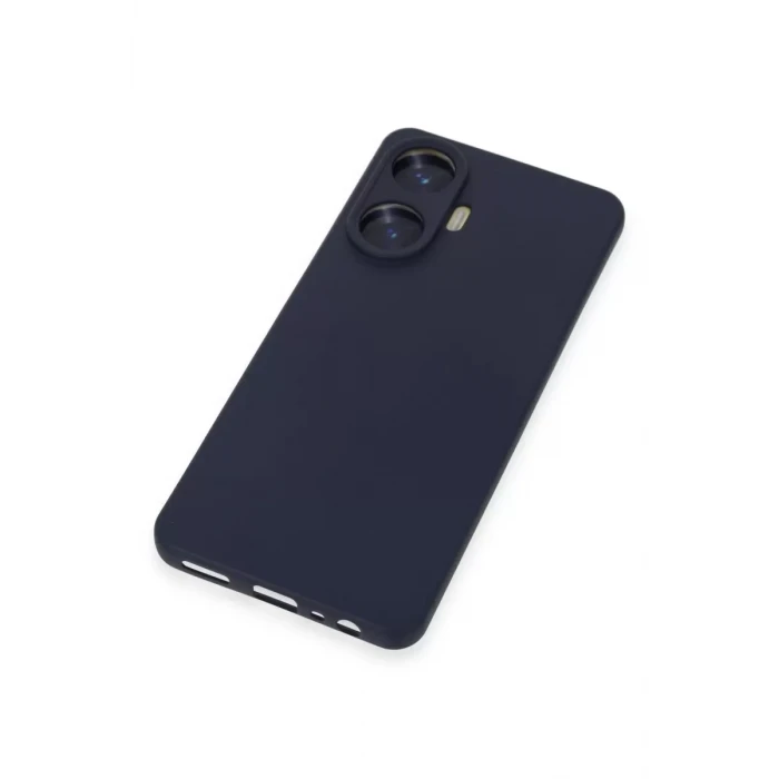 Newface Realme C55 Kılıf Nano içi Kadife Silikon - Mor