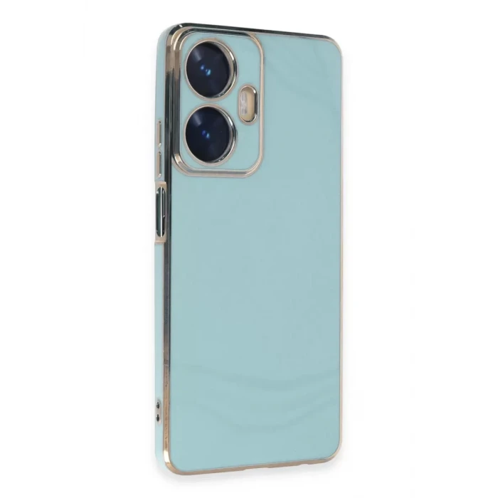 Newface Realme C55 Kılıf Volet Silikon - Açık Yeşil