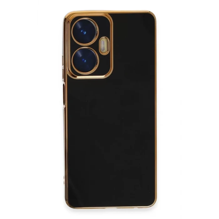 Newface Realme C55 Kılıf Volet Silikon - Siyah