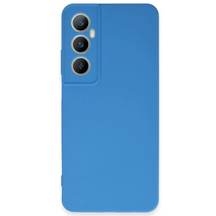 Newface Realme C65 Kılıf First Silikon - Mavi