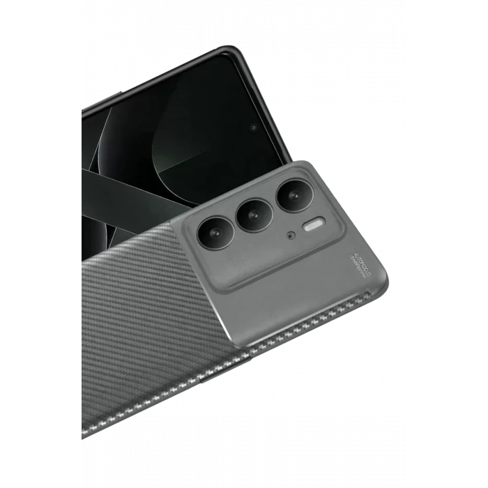 Newface Realme C75 4G Auto Focus Karbon Kapak - Gri