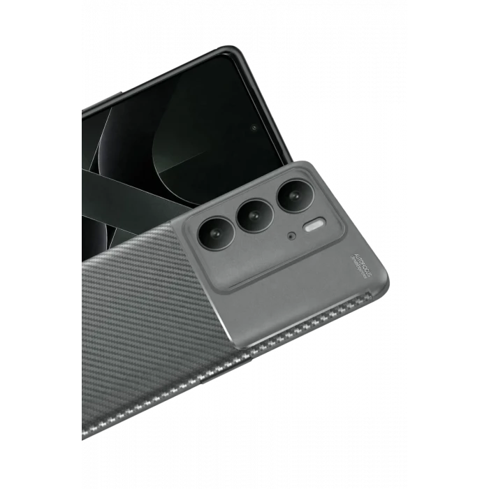 Newface Realme C75 4G Auto Focus Karbon Kapak - Gri