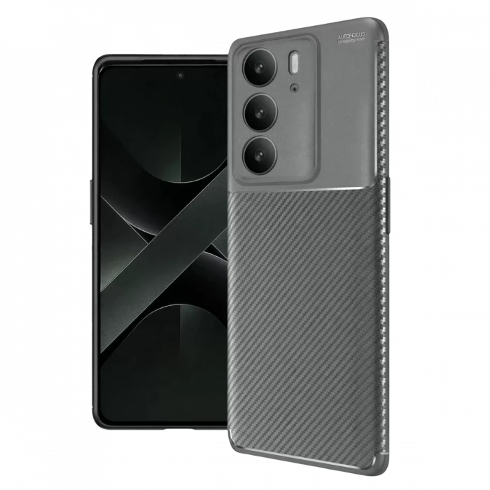 Newface Realme C75 4G Auto Focus Karbon Kapak - Gri