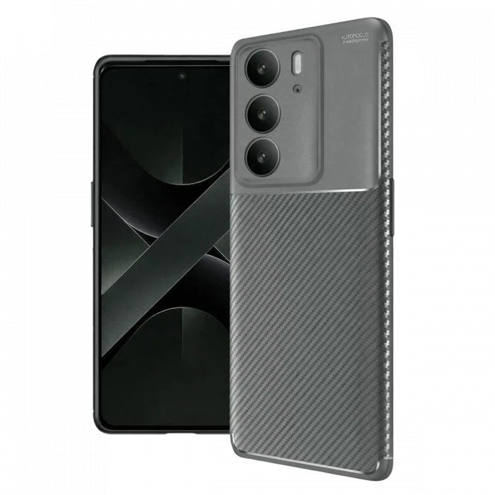 Newface Realme C75 4G Auto Focus Karbon Kapak - Gri