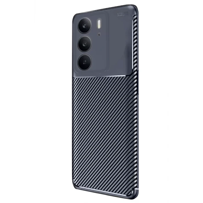 Newface Realme C75 4G Auto Focus Karbon Kapak - Lacivert