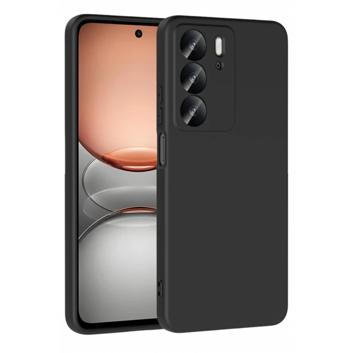 Newface Realme C75 4G First Silikon - Siyah