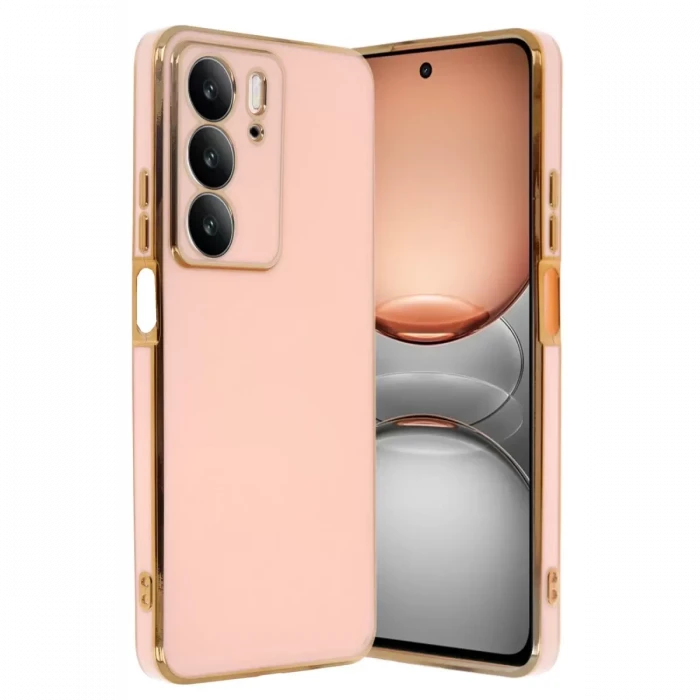 Newface Realme C75 4G Kılıf Volet Silikon - Pembe