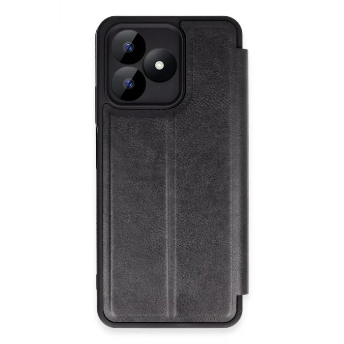 Newface Realme Note 50 4G Kılıf Flip Cover - Siyah