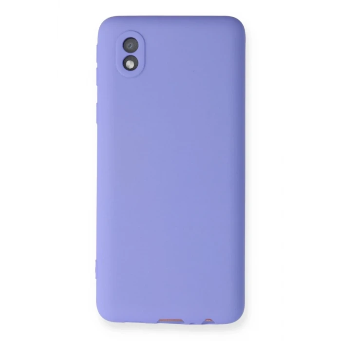 Newface Samsung Galaxy A01 Core Kılıf First Silikon - Lila