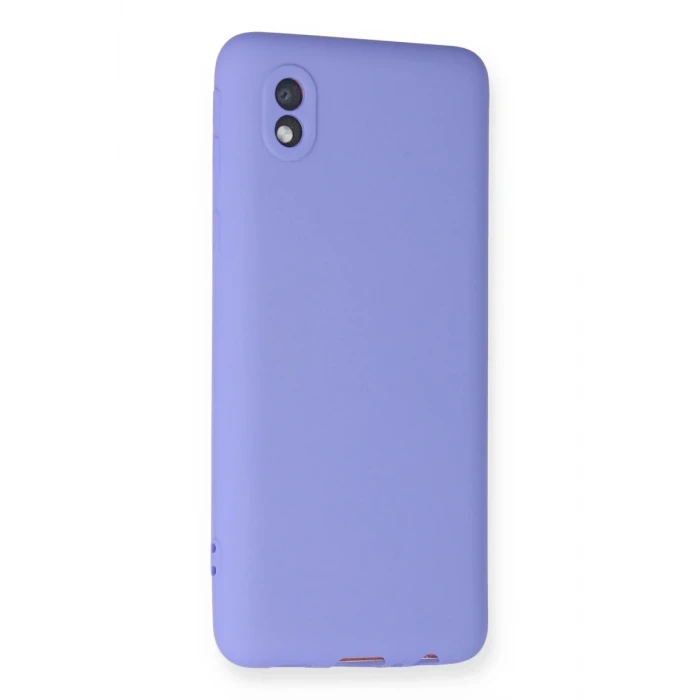 Newface Samsung Galaxy A01 Core Kılıf First Silikon - Lila